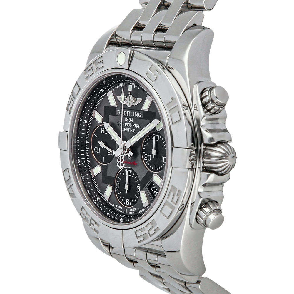 

Breitling Grey Stainless Steel Chronomat AB014012/F554 Men's Wristwatch