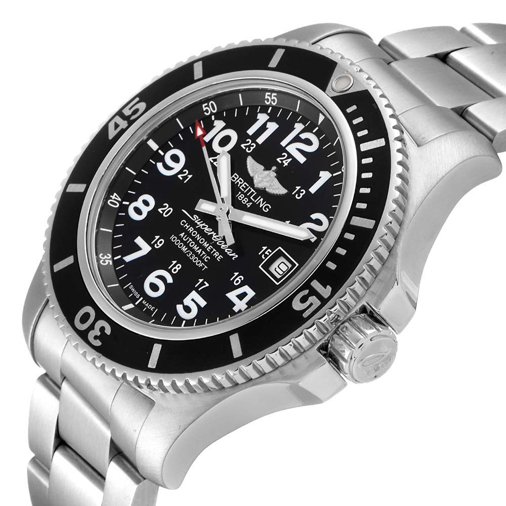 

Breitling Black Stainless Steel Superocean II