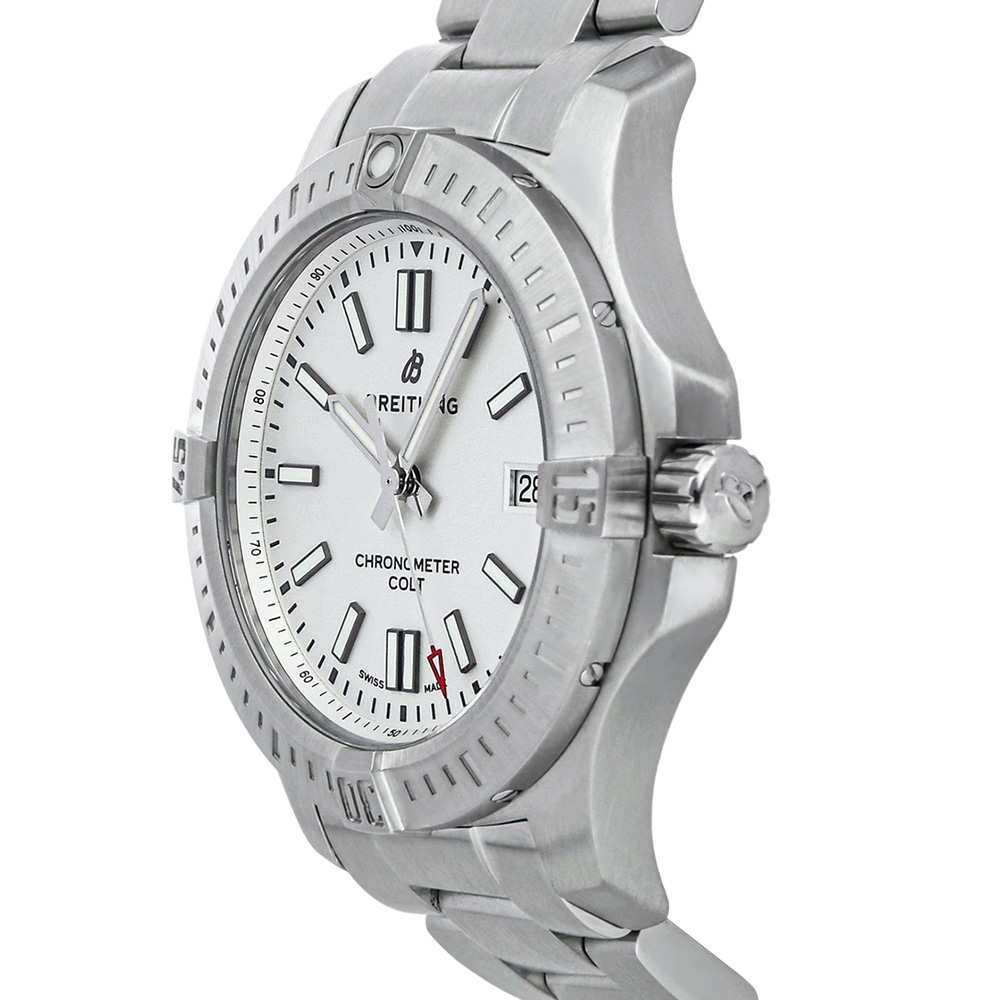 

Breitling Silver Stainless Steel Colt A17313101G1A1 Men's Wristwatch