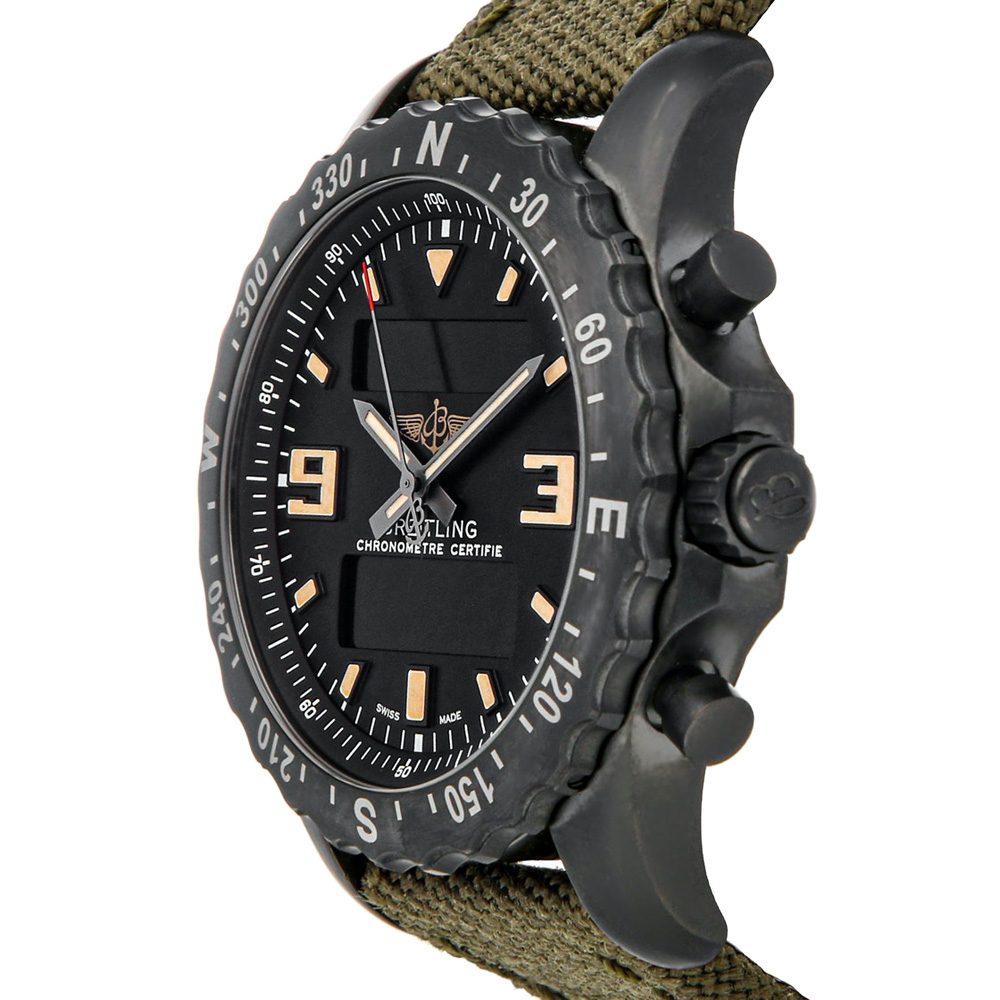 

Breitling Black Blacksteel Professional Chronospace M7836622/BD39 Men's Wristwatch
