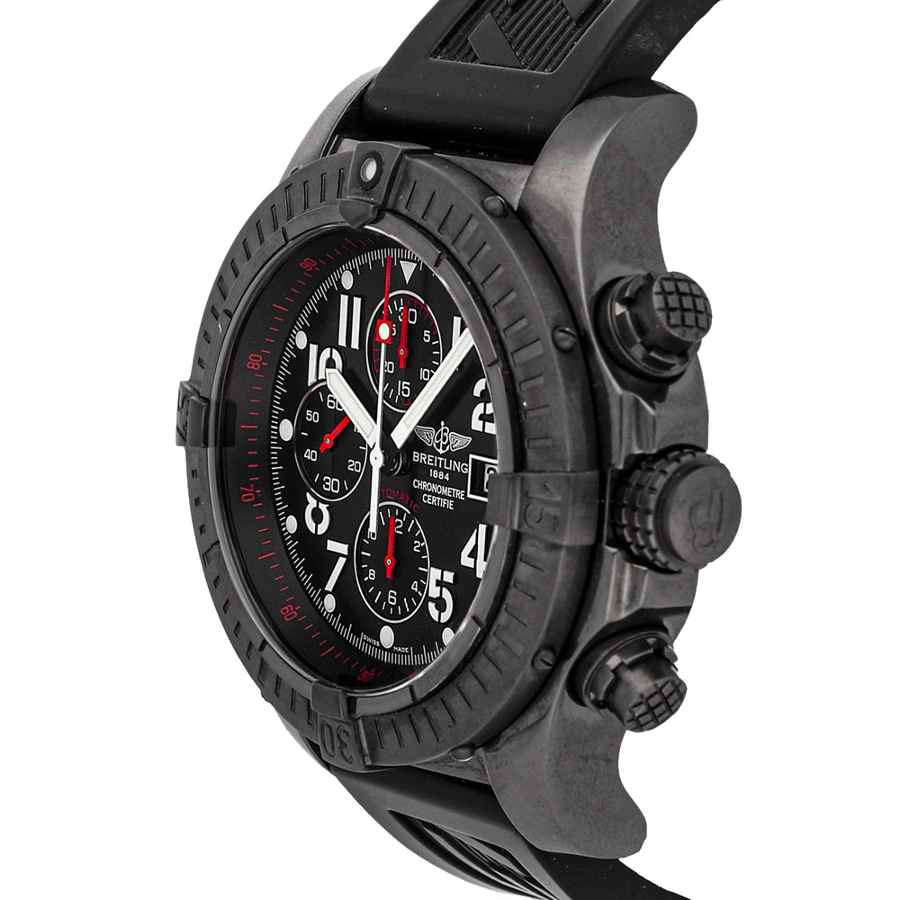 

Breitling Black Blacksteel Super Avenger Chronograph Limited Edition M1337010/B930 Men's Wristwatch