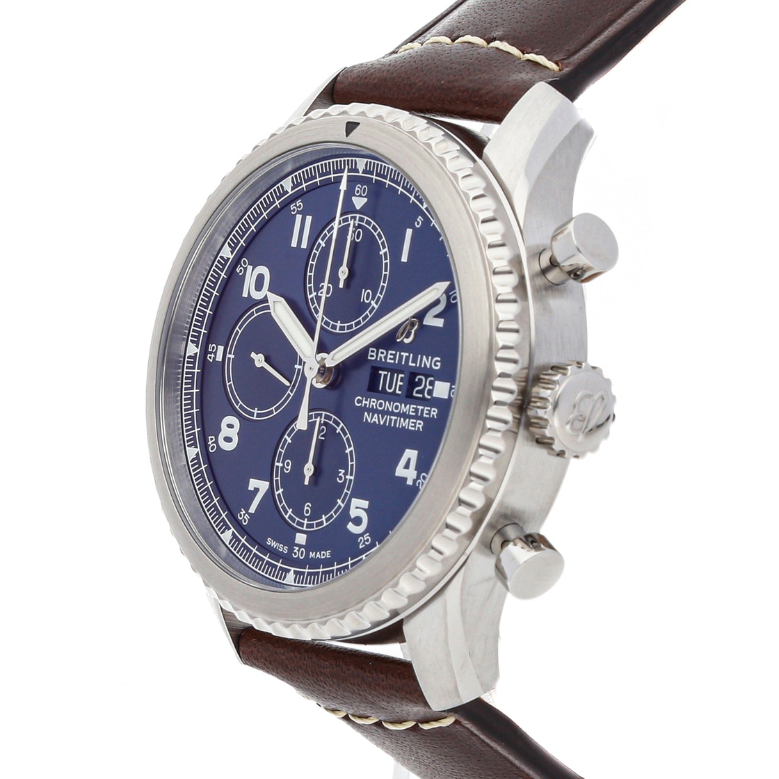 

Breitling Blue Stainless Steel Navitimer 8 Chronograph A13314101C1X2 Men's Wristwatch 43 MM