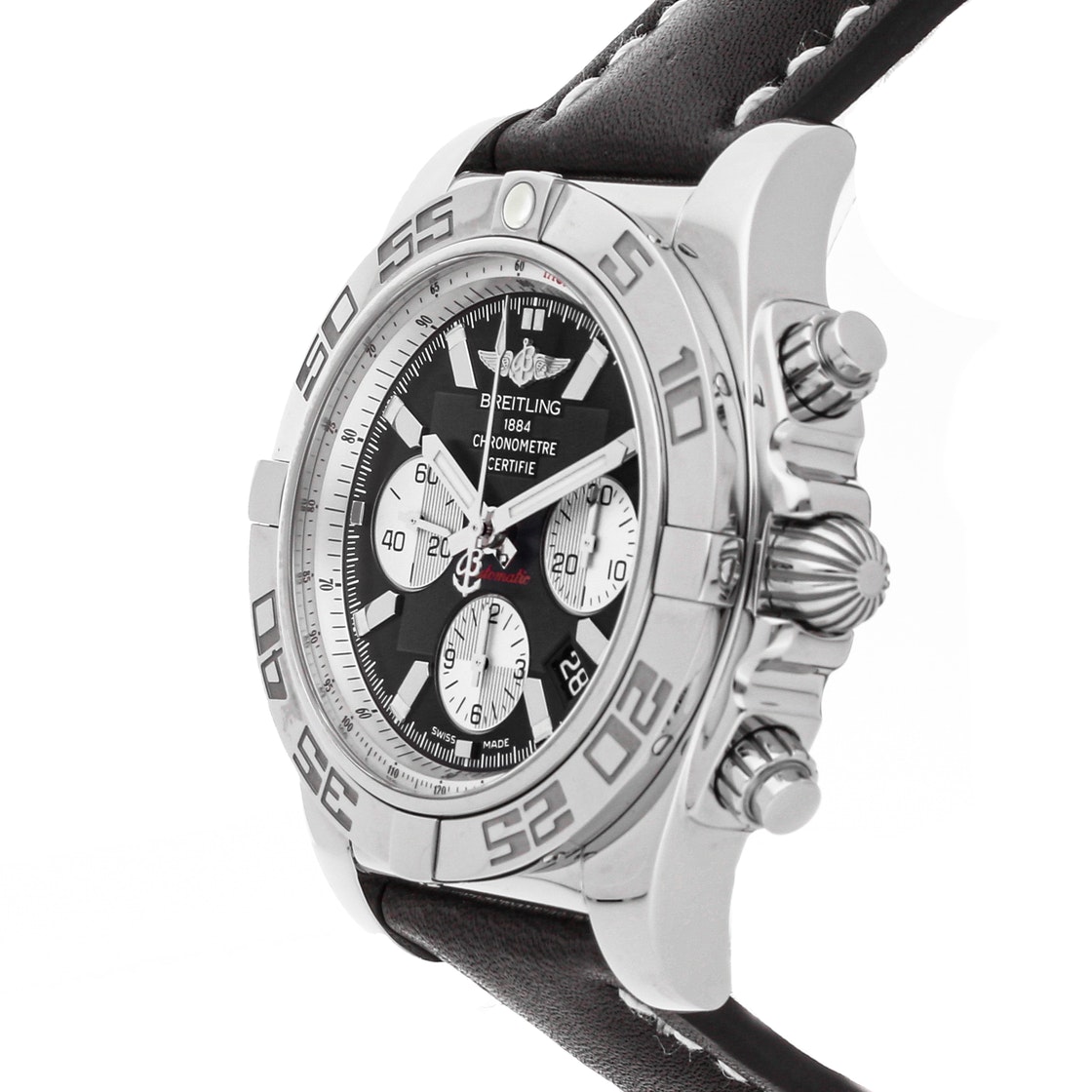 

Breitling Black Stainless Steel Chronomat AB011012/B967 Men's Wristwatch 44 MM