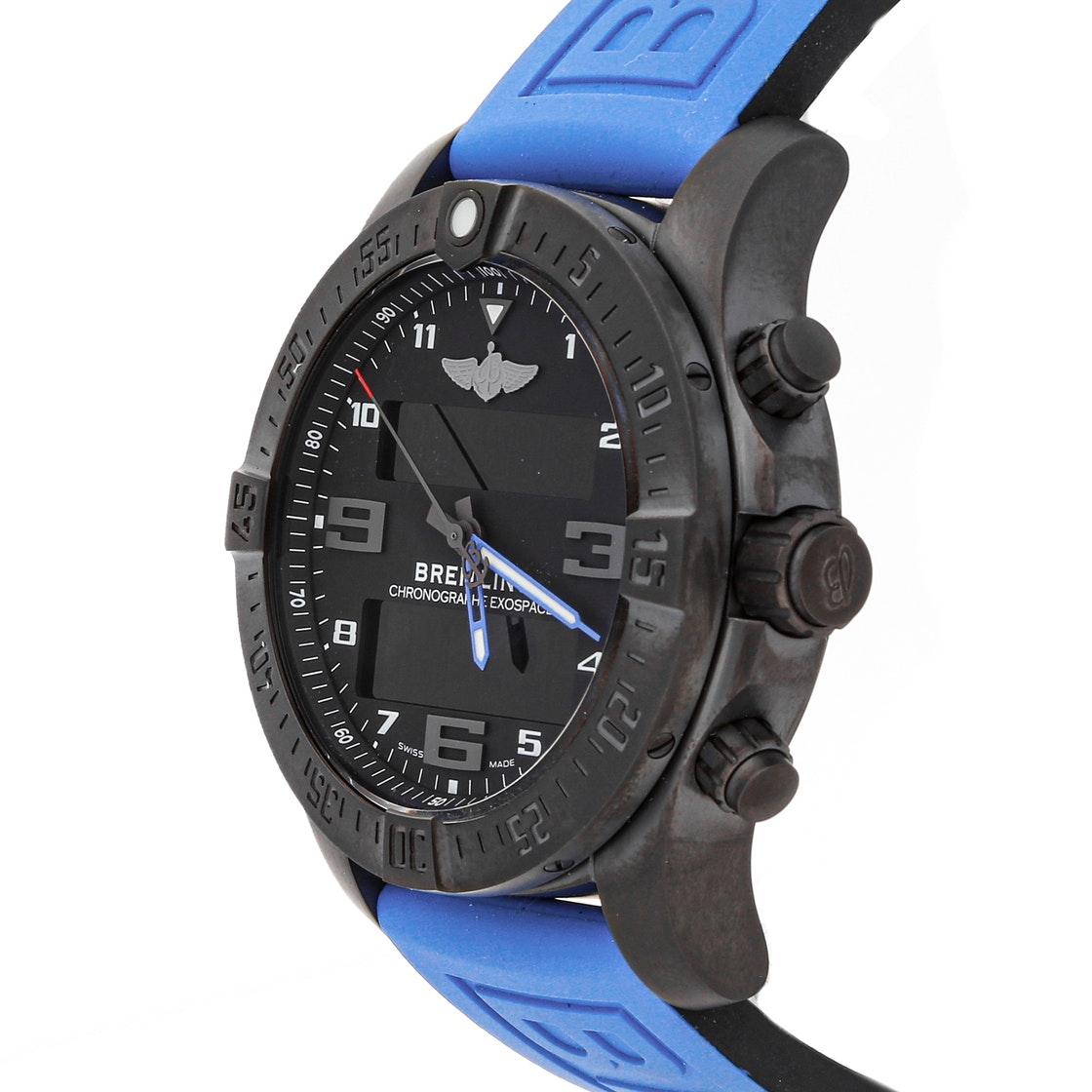 

Breitling Blue PVD Coated Titanium Exospace B55 Night Mission VB5510H2/BE45 Men's Wristwatch 46 MM