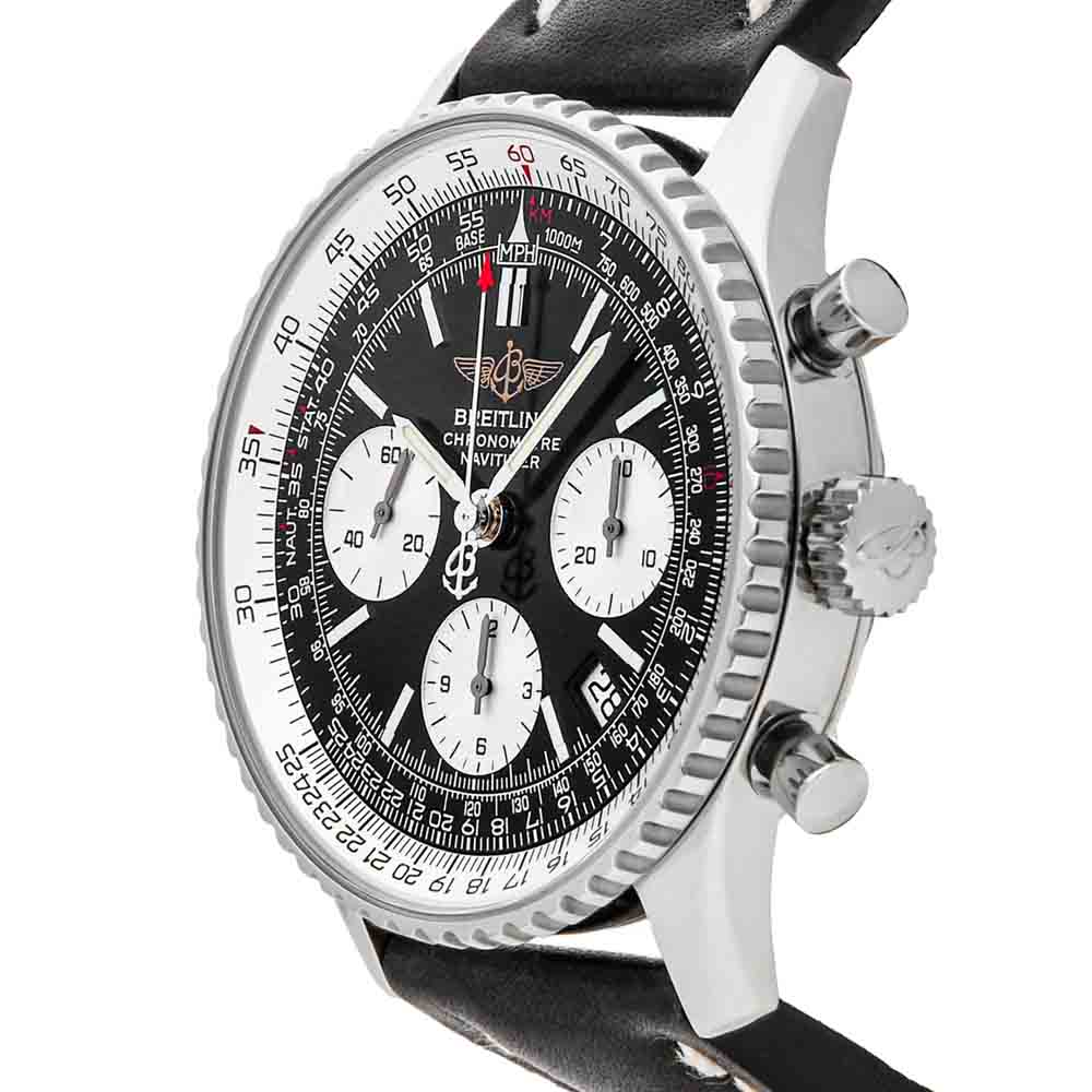 

Breitling Black Stainless Steel Navitimer Chronograph A2332212/B635 Men's Wristwatch 41 MM