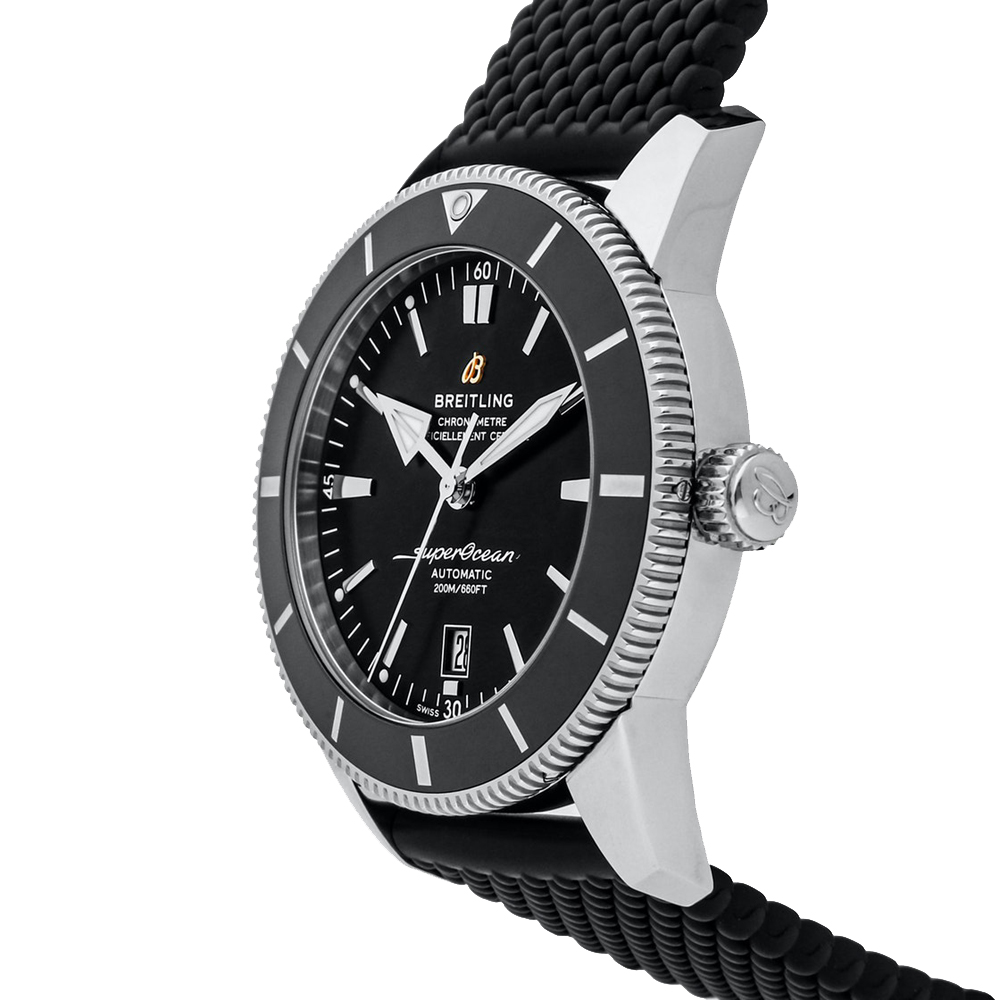 

Breitling Black Stainless Steel Superocean Heritage B20 AB2020121B1S1 Men's Wristwatch 46 MM