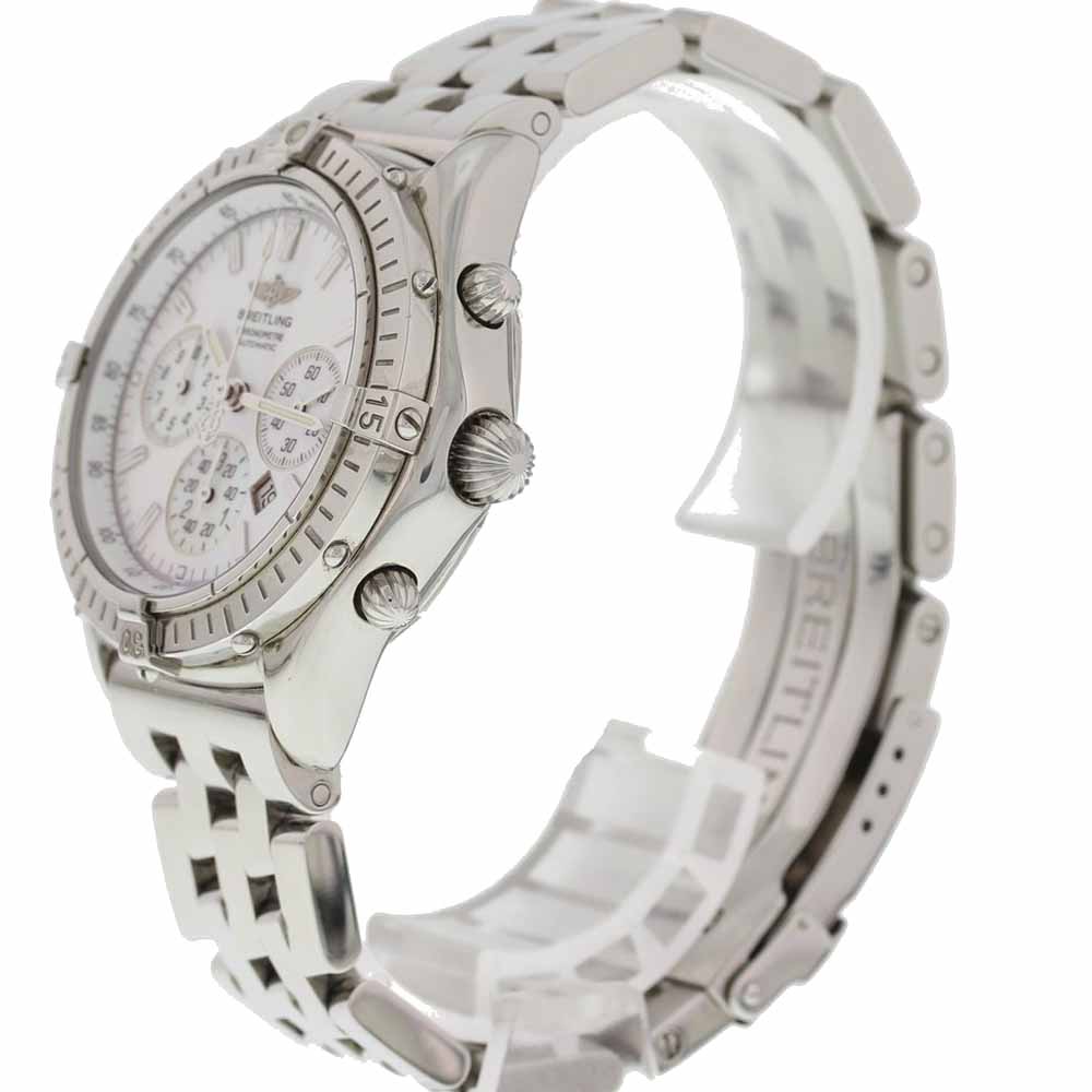 

Breitling Silver Stainless Steel Shadows Flyback Chronograph Automatic Men's Wristwatch 39 MM