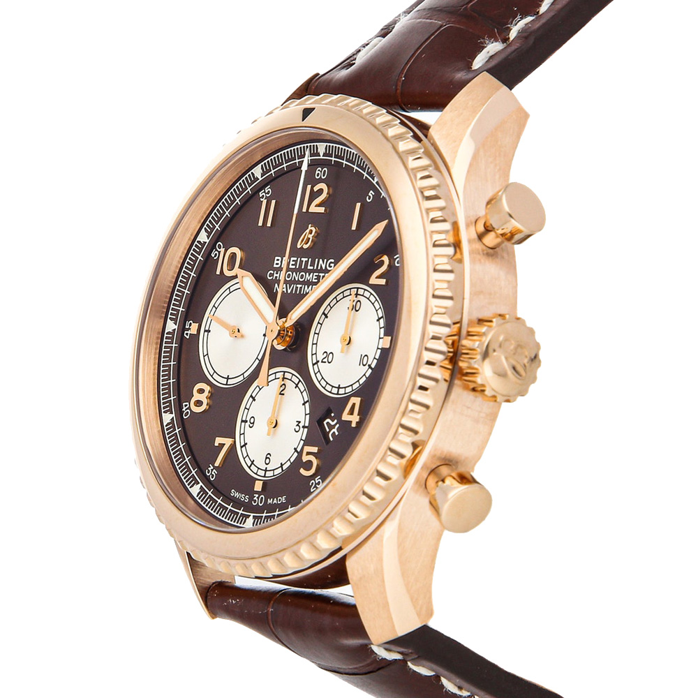 

Breitling Bronze 18k Rose Gold Navitimer 8 B01 Chronograph RB0117131Q1P1 Men's Wristwatch 43 MM, Brown