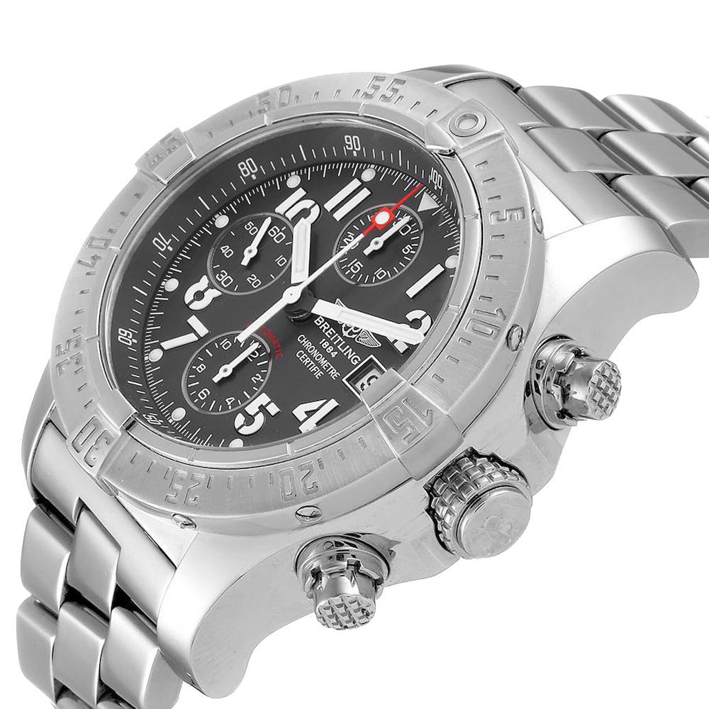 

Breitling Grey Stainless Steel Aeromarine Avenger Skyland A13380 Men's Wristwatch 45 MM