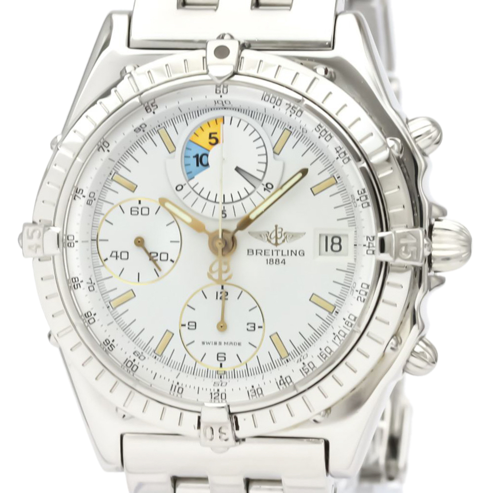 

Breitling White Stainless Steel Chronomat A13048 Automatic Men's Wristwatch 40 MM