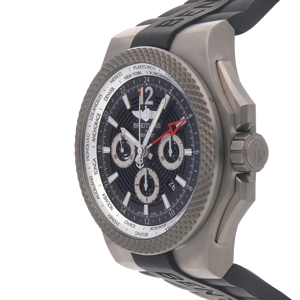 

Breitling Black Titanium Bentley GMT B04 EB043210/BD23 Men's Wristwatch 49 MM