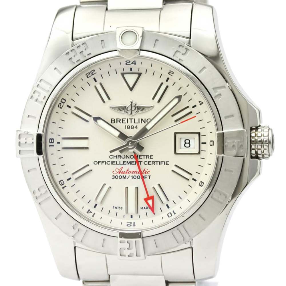 

Breitling Silver Stainless Steel Avenger ll A32390 Automatic Men's Wristwatch 44 MM