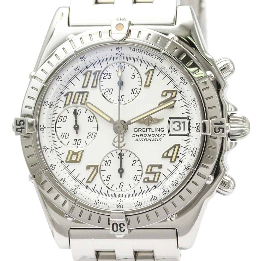 

Breitling Silver Stainless Steel Chronomat A13050.1 Automatic Men's Wristwatch 40 MM