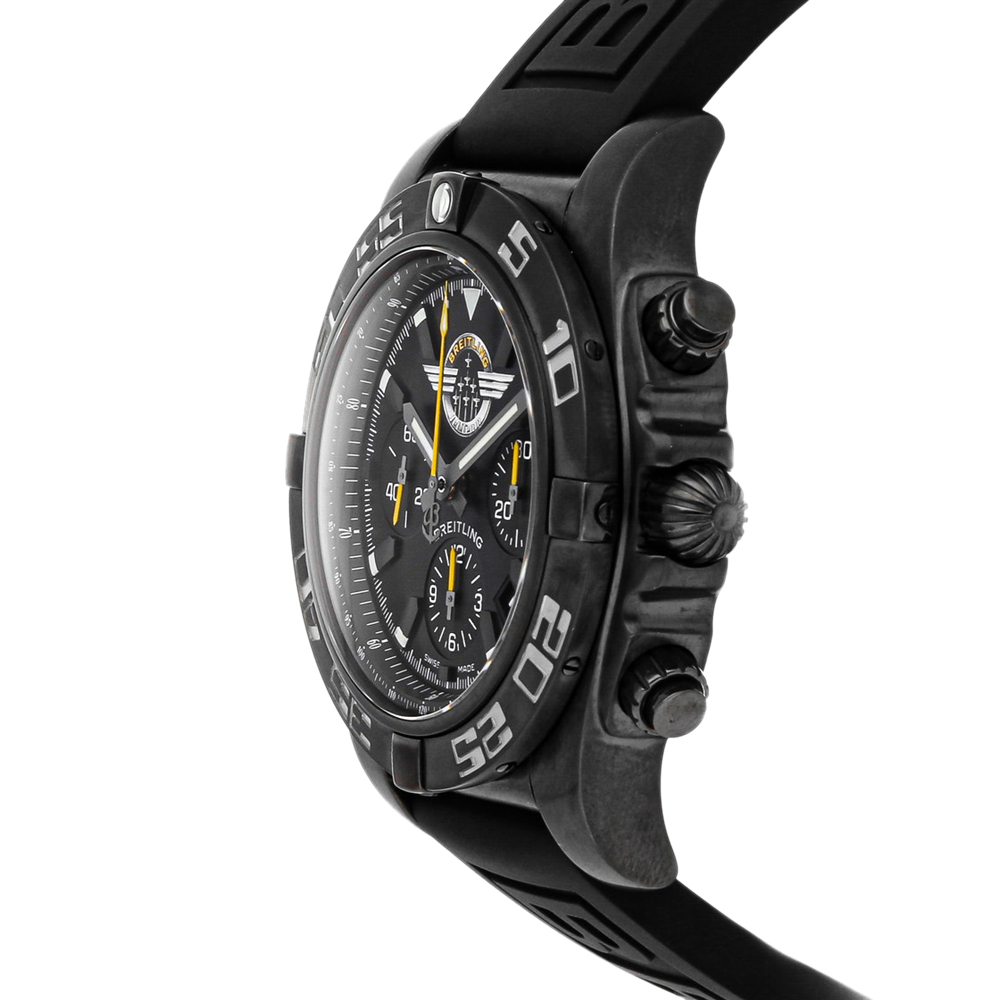 

Breitling Black Chronomat Jet Team American Tour Limited Edition MB01109L/BD48 Men's Wristwatch