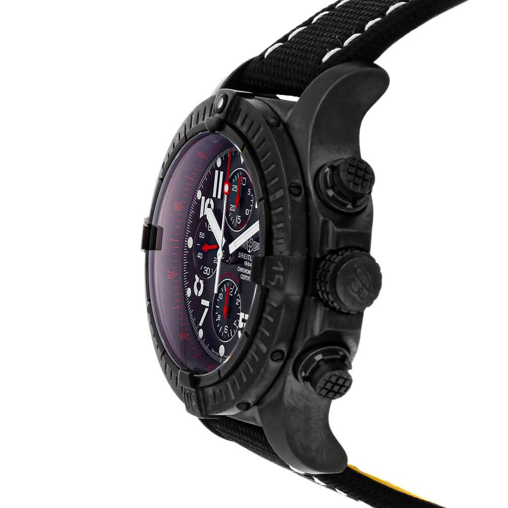 

Breitling Black Blacksteel Super Avenger Limited Edition M1337010/B930 Men's Wristwatch