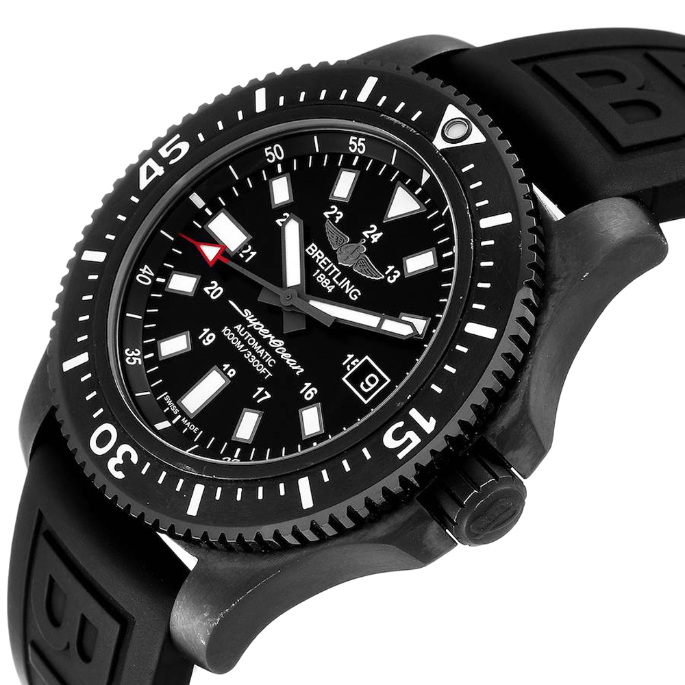 

Breitling Black Blacksteel Superocean M17393 Men's Wristwatch 44 MM