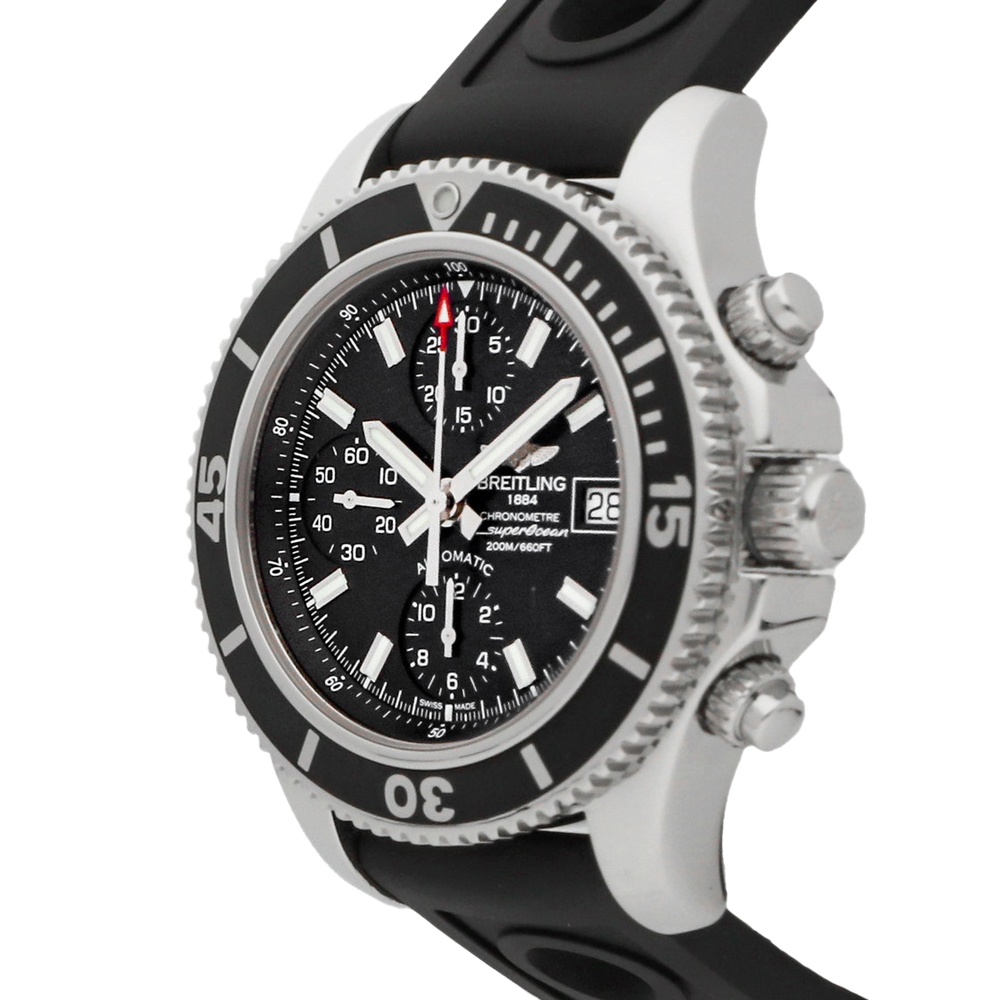 

Breitling Black Stainless Steel Superocean Chronograph A13311C9/BF98 Men's Wristwatch 42 MM