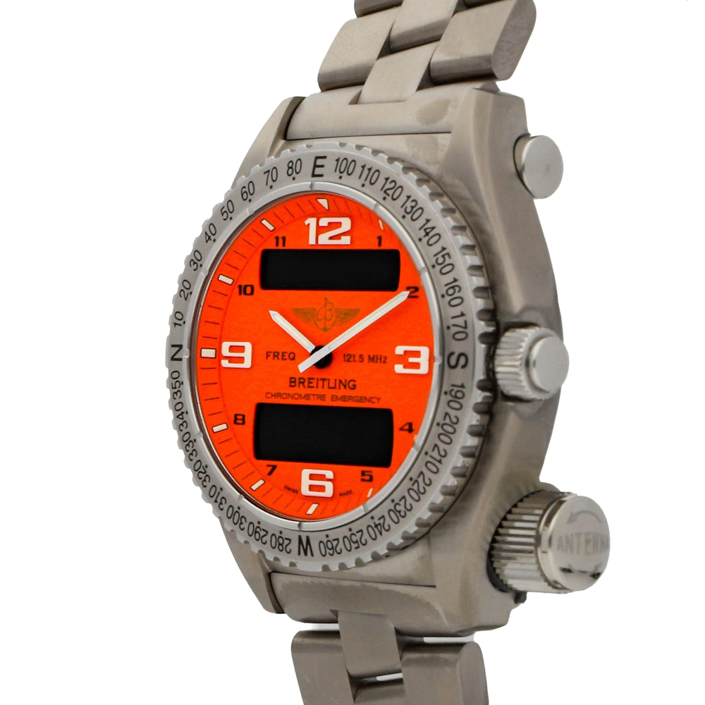 

Breitling Orange Titanium Professional E7632110/O500 Men's Wristwatch 42 MM
