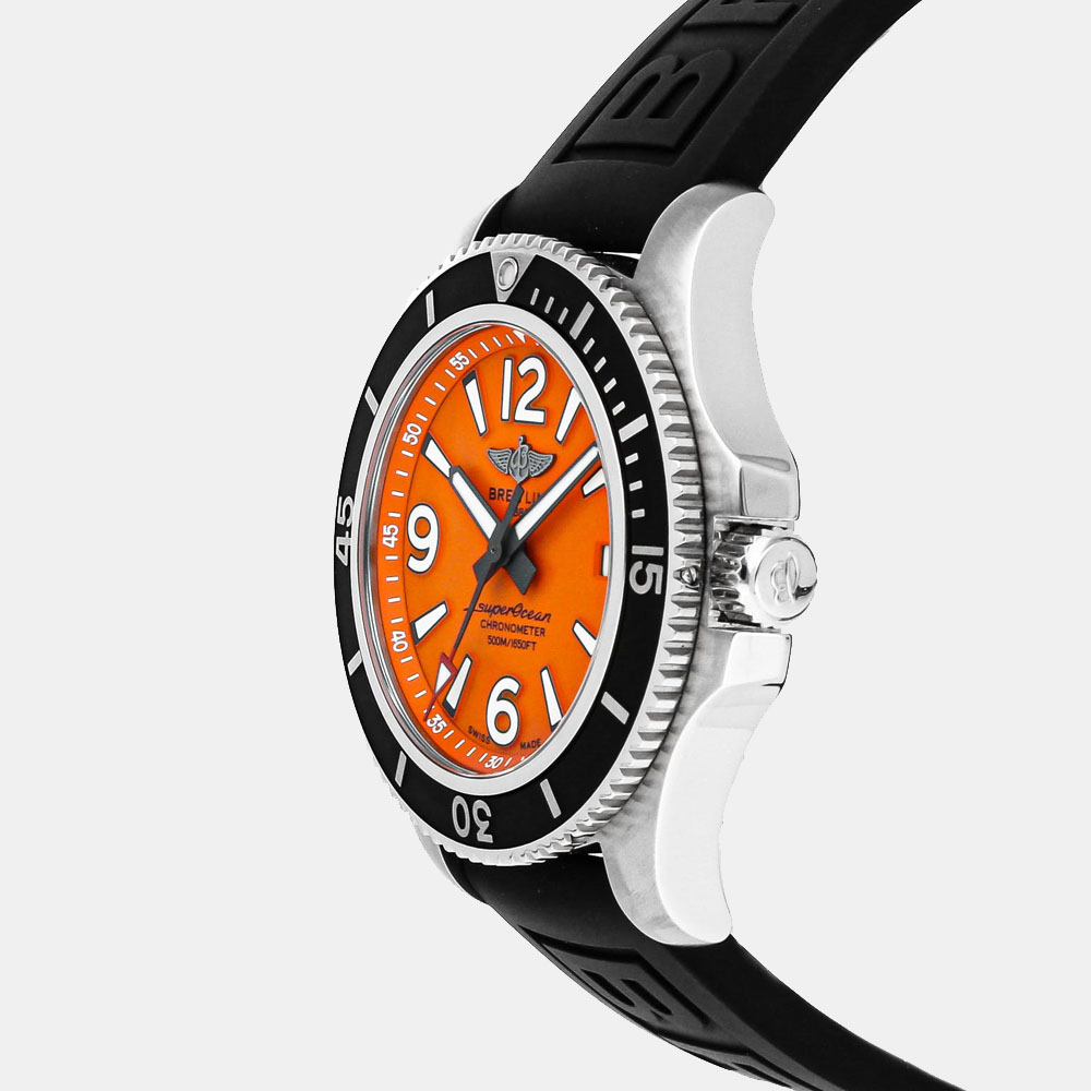 

Breitling Orange Stainless Steel Superocean A17366D71O1S1 Men's Wristwatch 42 mm
