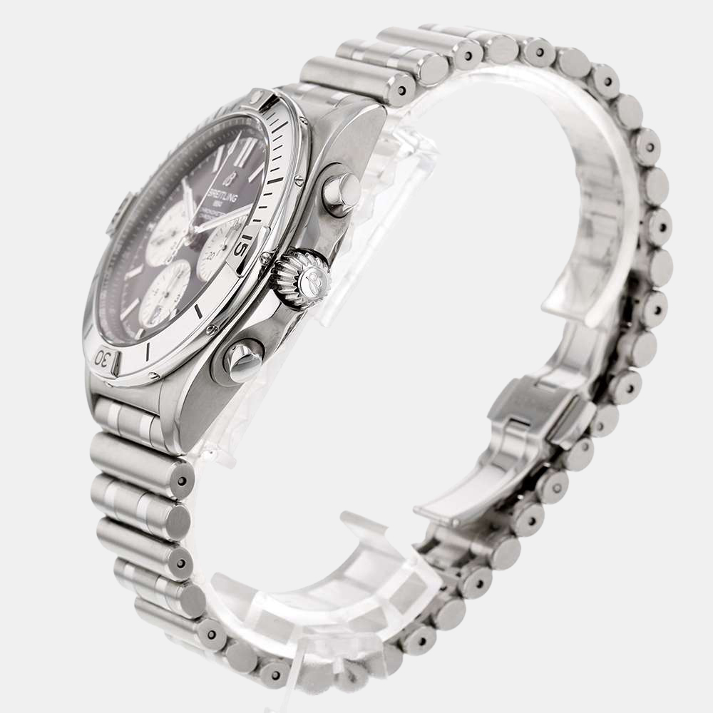 

Breitling Black Stainless Steel Chronomat AB0134101B2A1 Automatic Men's Wristwatch 42 mm