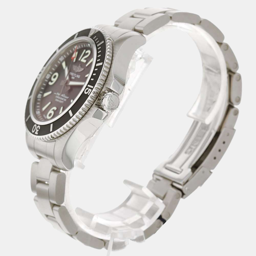

Breitling Black Stainless Steel Superocean A17366021B1A1 Automatic Men's Wristwatch 42 mm
