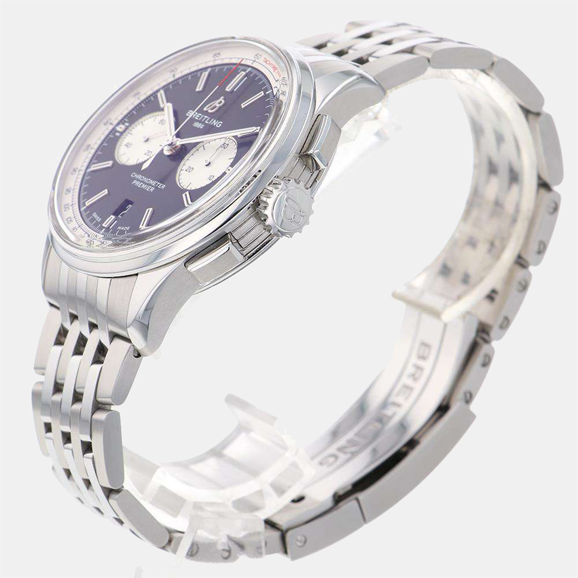 

Breitling Black Stainless Steel Premiere AB0118/AB0118371B1A1 Men's Wristwatch 42 mm
