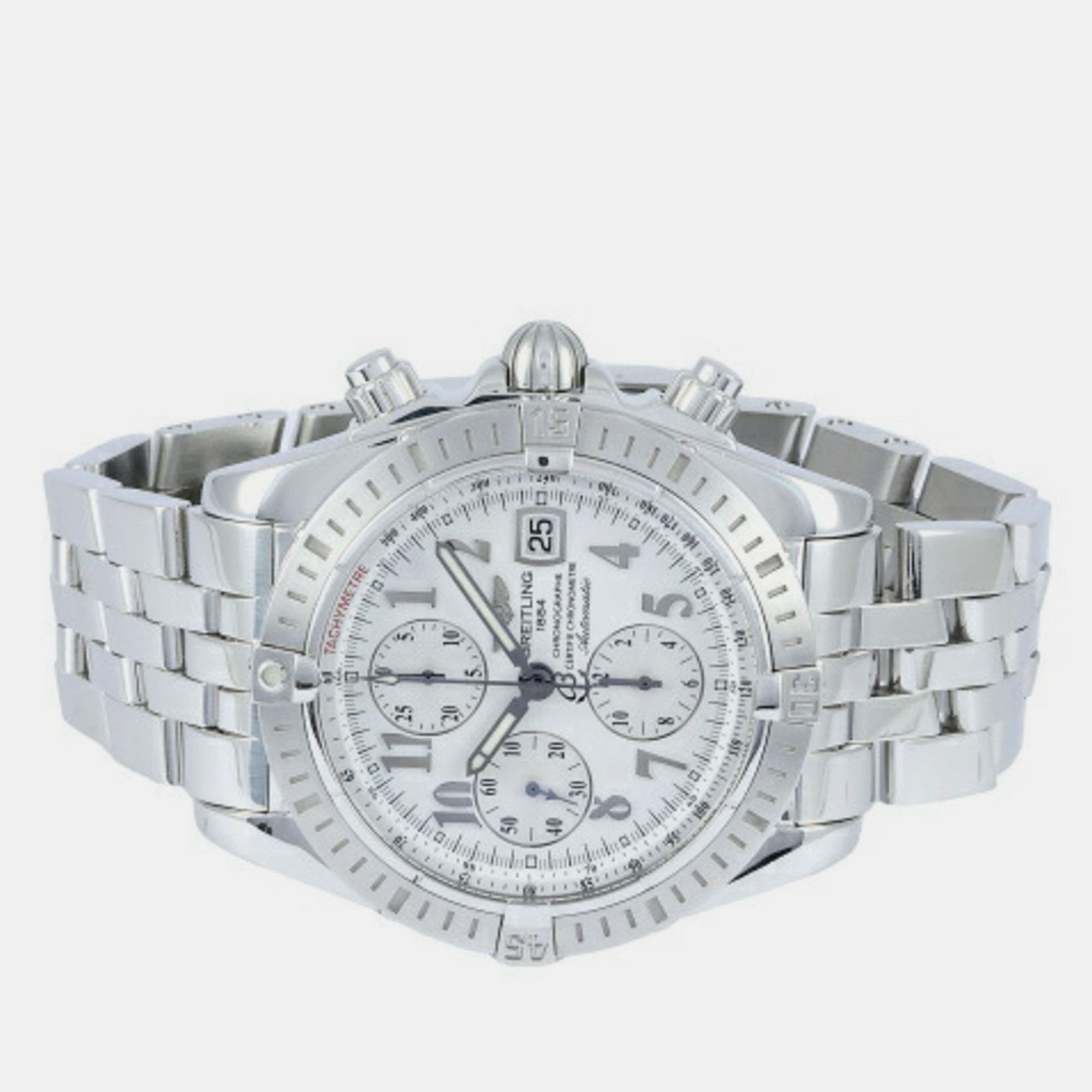 

Breitling Silver Stainless Steel Chronomat A13356 Automatic Men's Wristwatch 43 mm