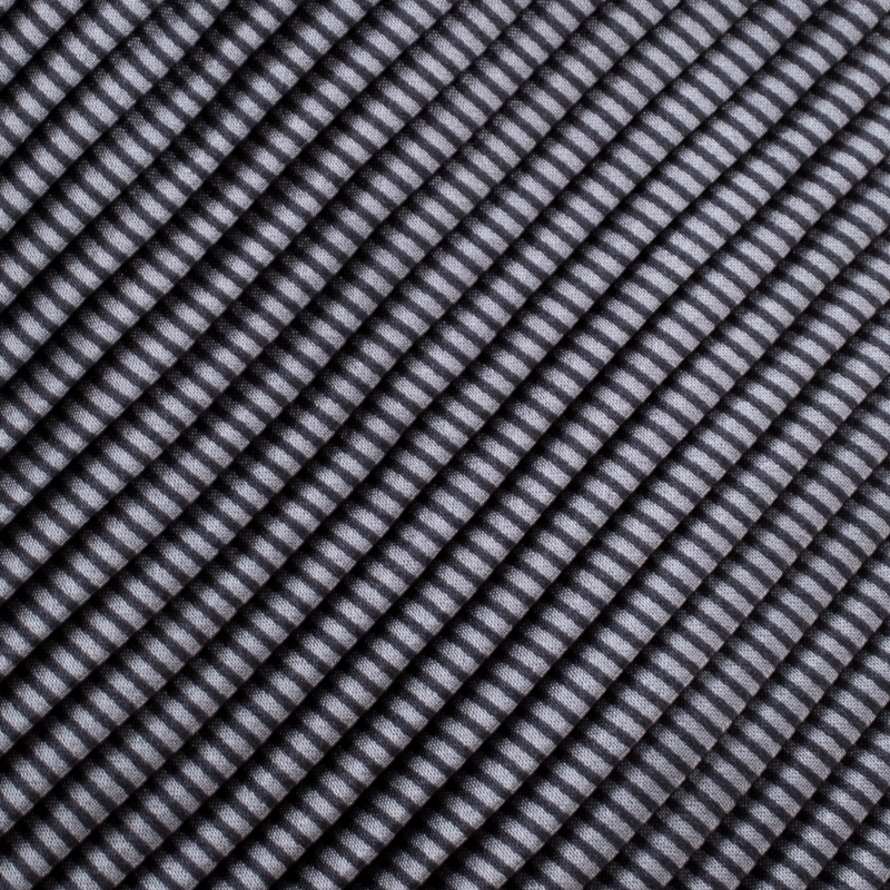 

Brioni Grey Striped Silk Textured Pleat Detail Tie
