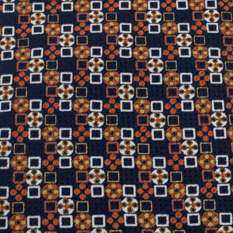 

Brioni Multicolor Geometric Print Silk Traditional Tie