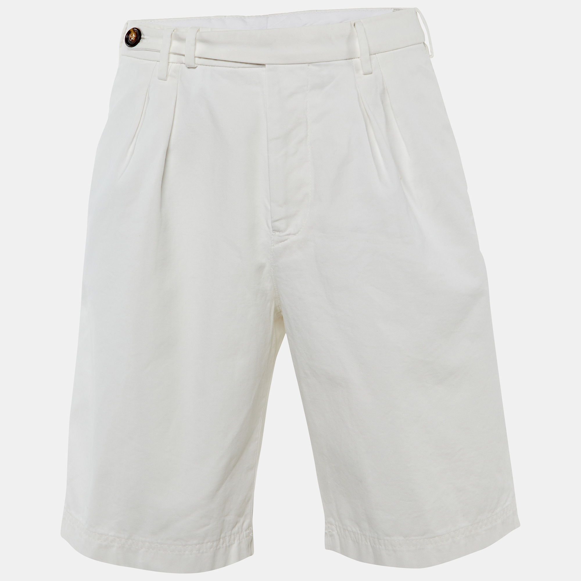 

Brunello Cucinelli White Cotton Shorts M