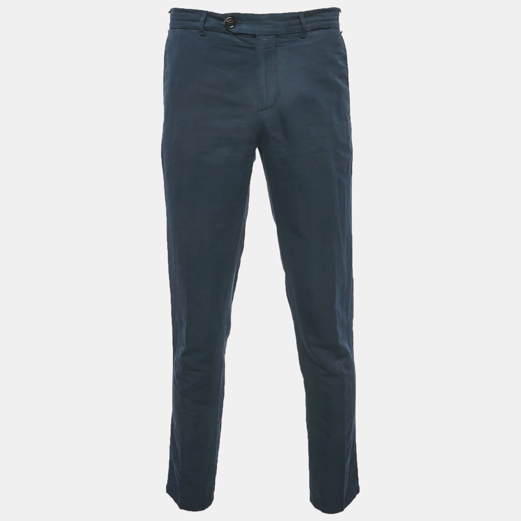 

Brunello Cucinelli Blue Cotton Trousers M