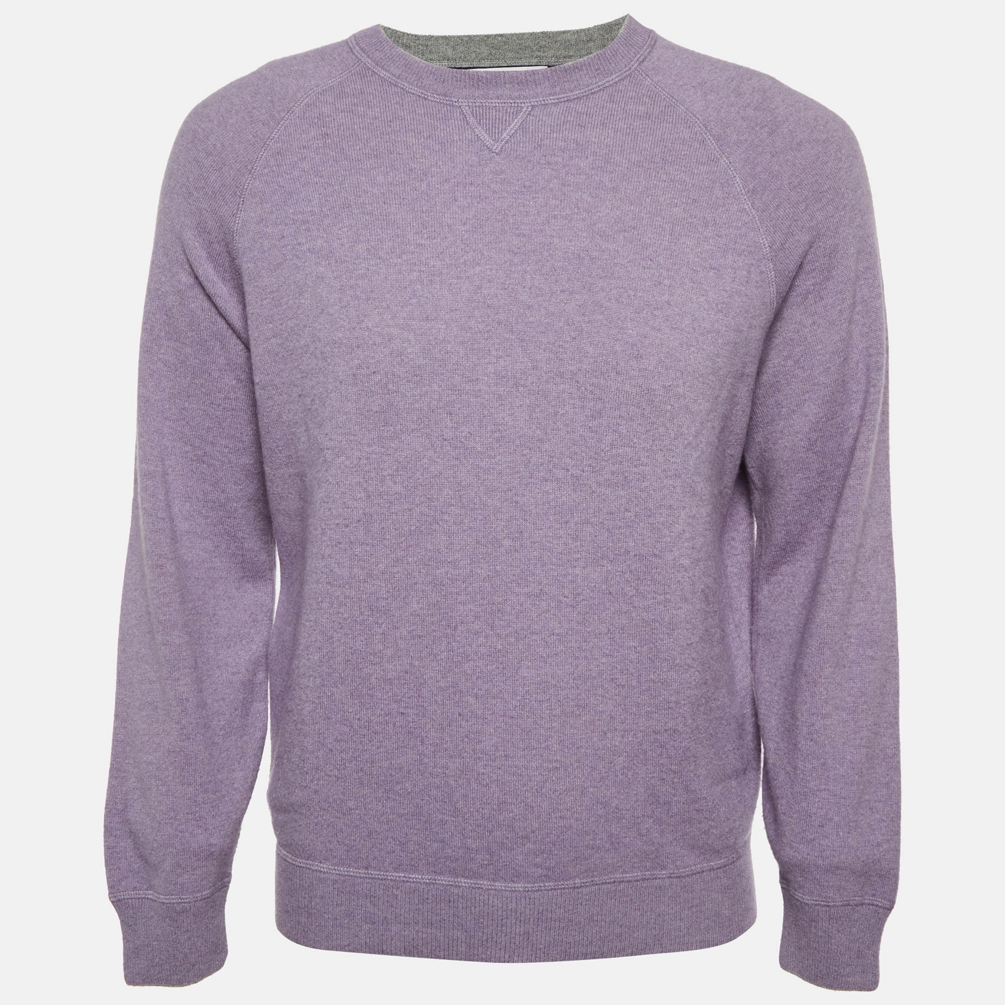 

Brunello Cucinelli Lavender Wool Blend Knit Sweater M, Purple