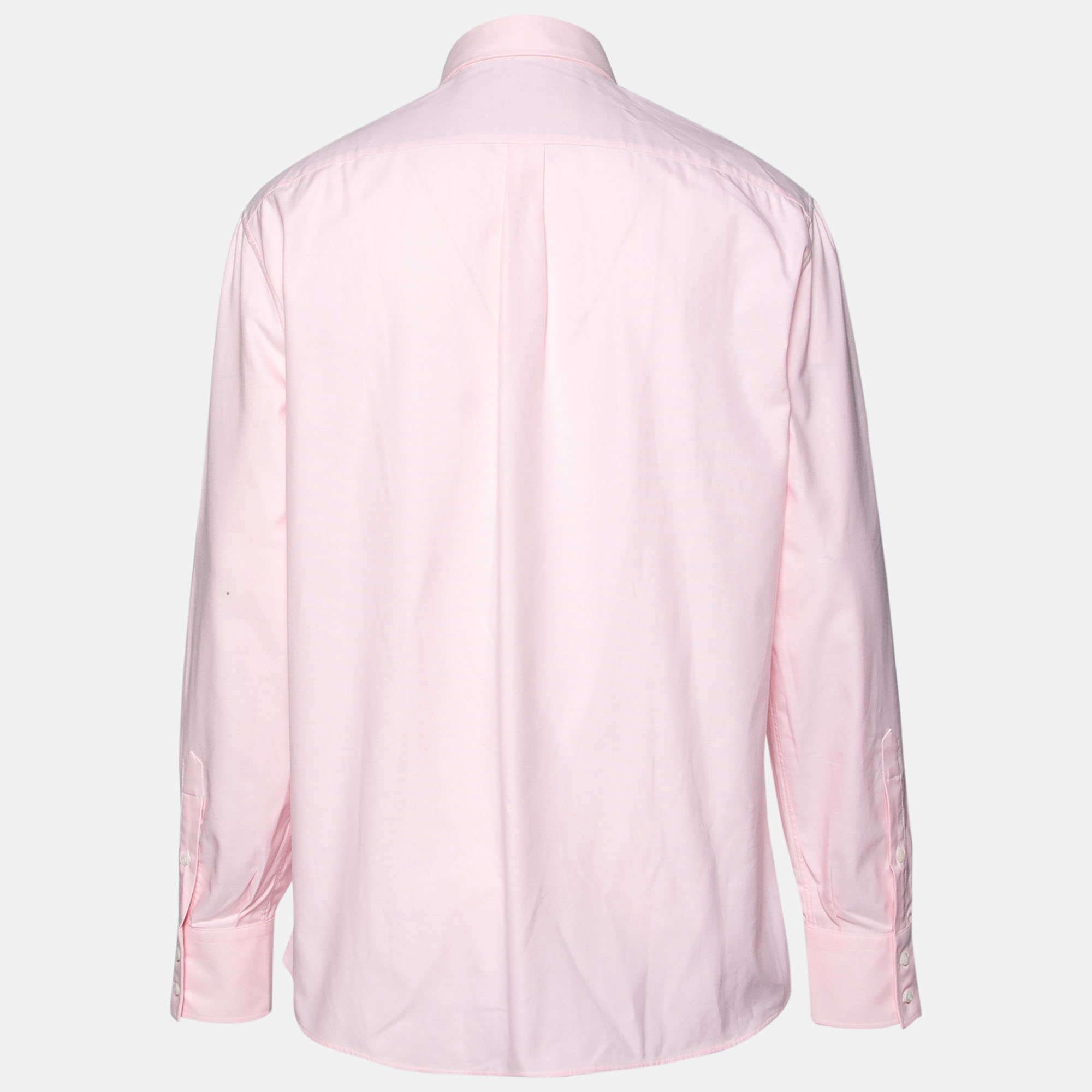 

Brunello Cucinelli Pink Cotton Long Sleeve Shirt