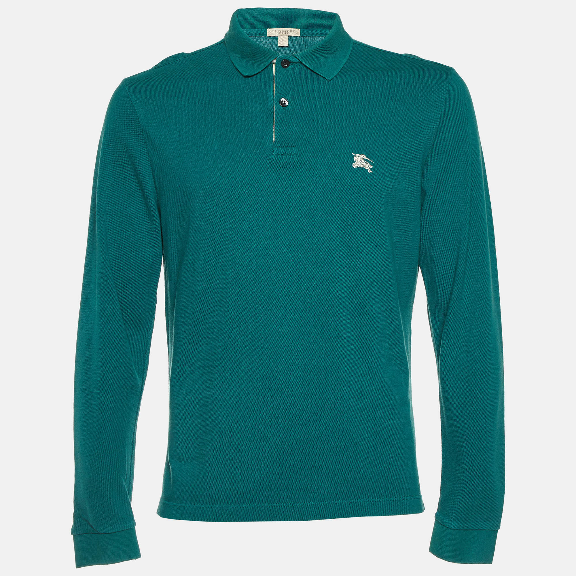 

Burberry Brit Green Cotton Long Sleeve Polo T-Shirt L