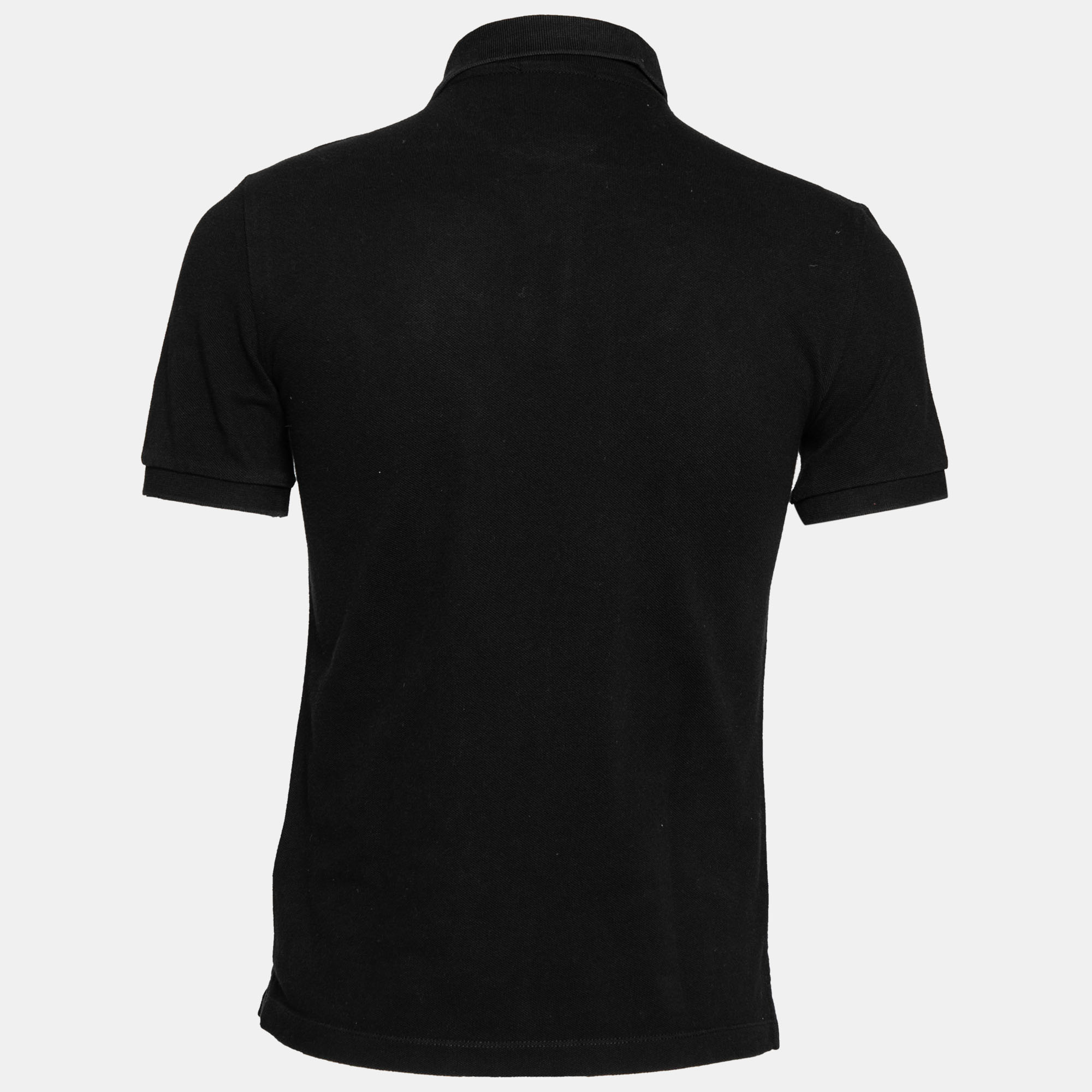 

Burberry Brit Black Cotton Pique Short Sleeve Polo T-Shirt