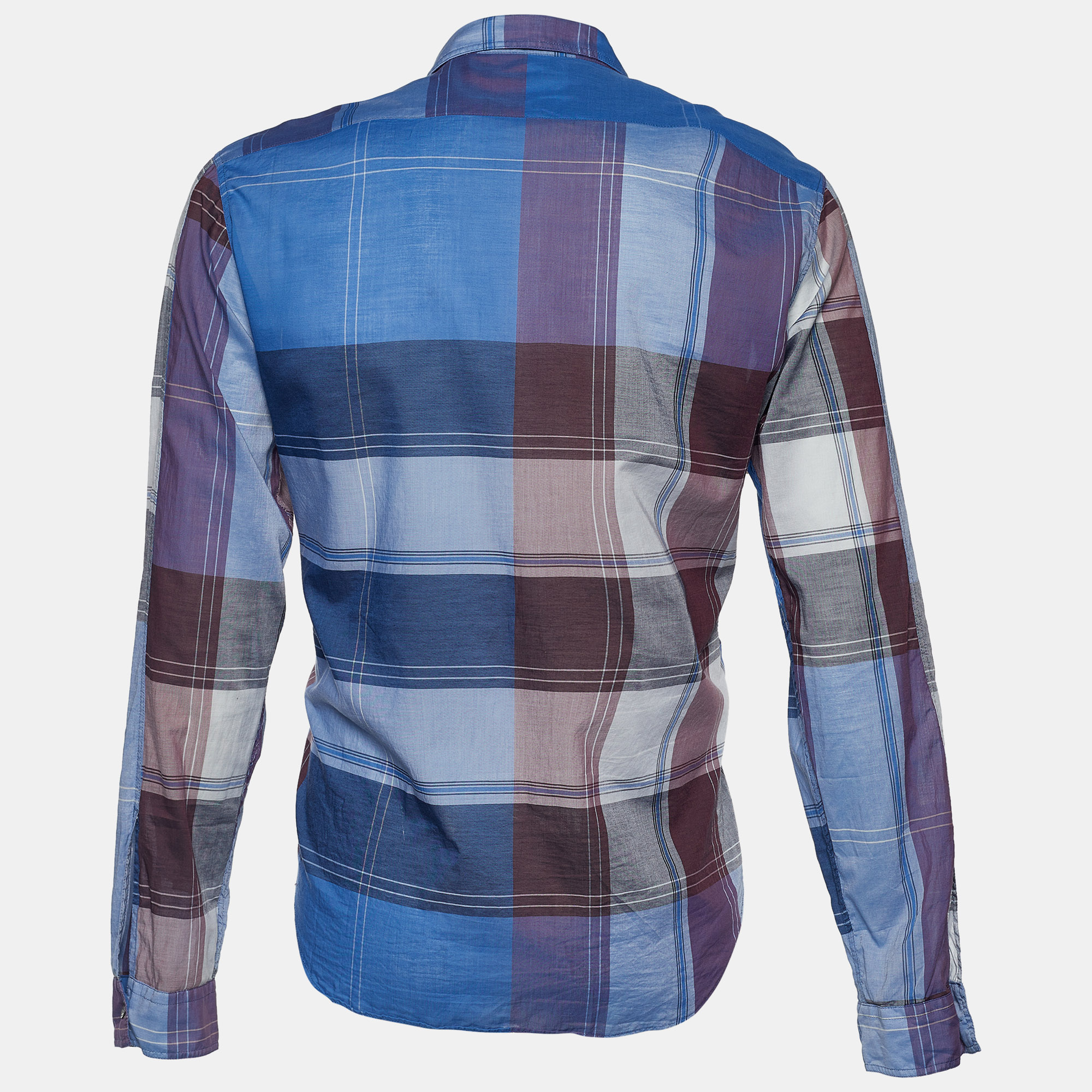 

Burberry Brit Blue Check Cotton Poplin Long Sleeve Shirt