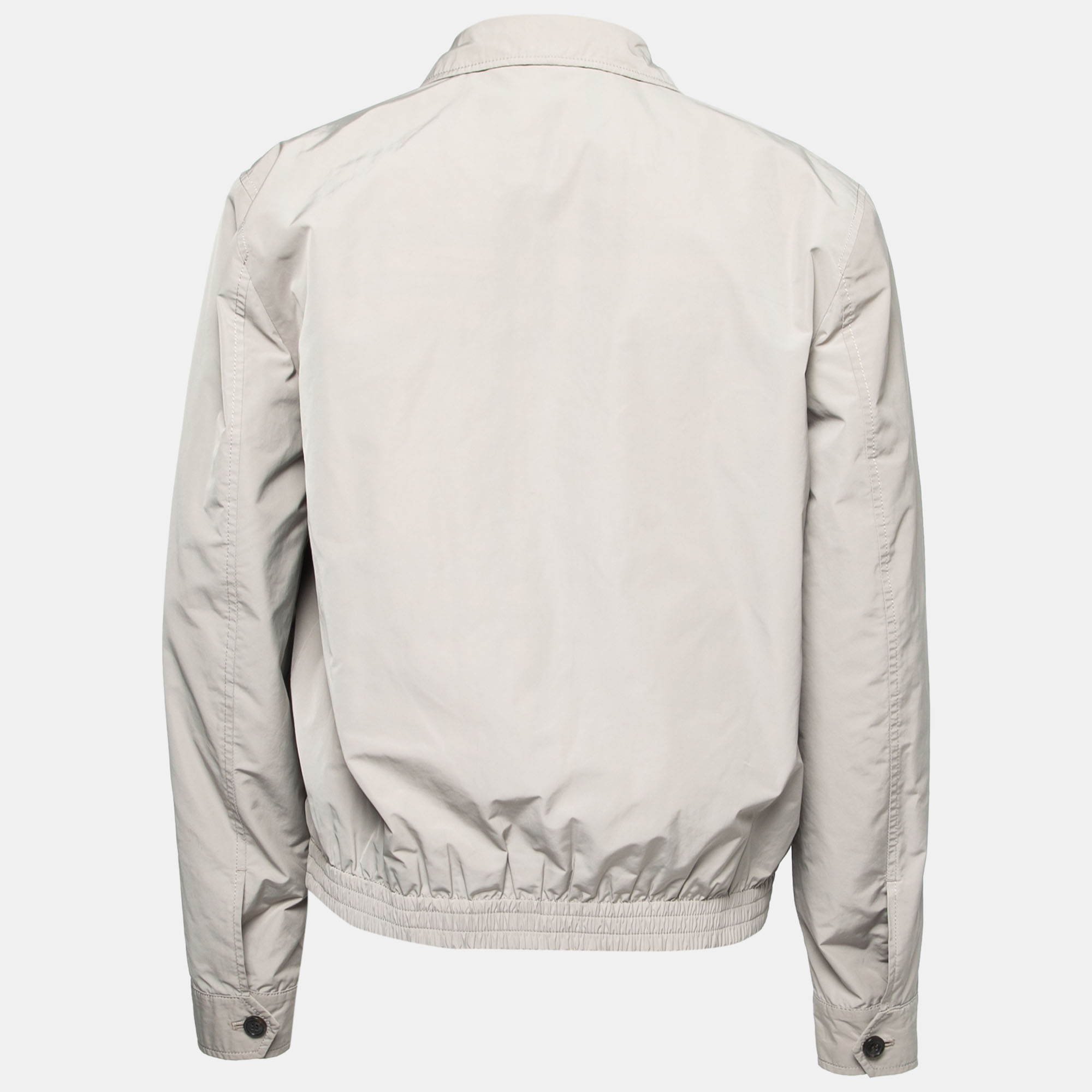 

Burberry Brit Beige Synthetic Zip-Up Jacket