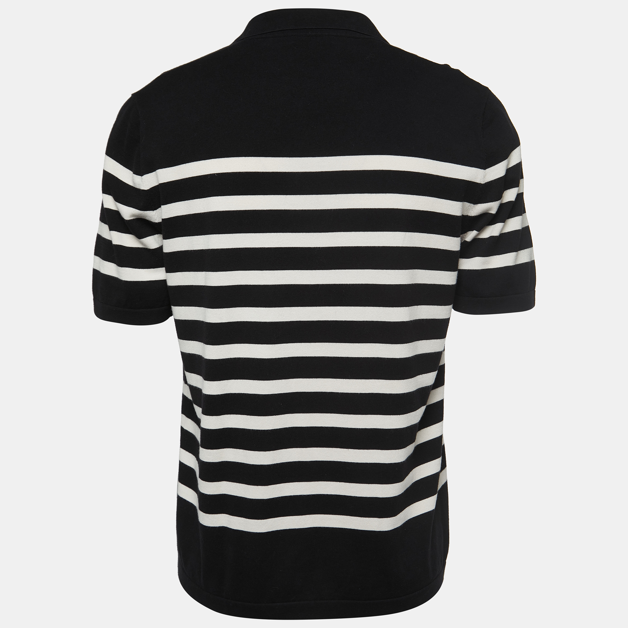 

Burberry Brit Black Striped Knit Polo T-Shirt