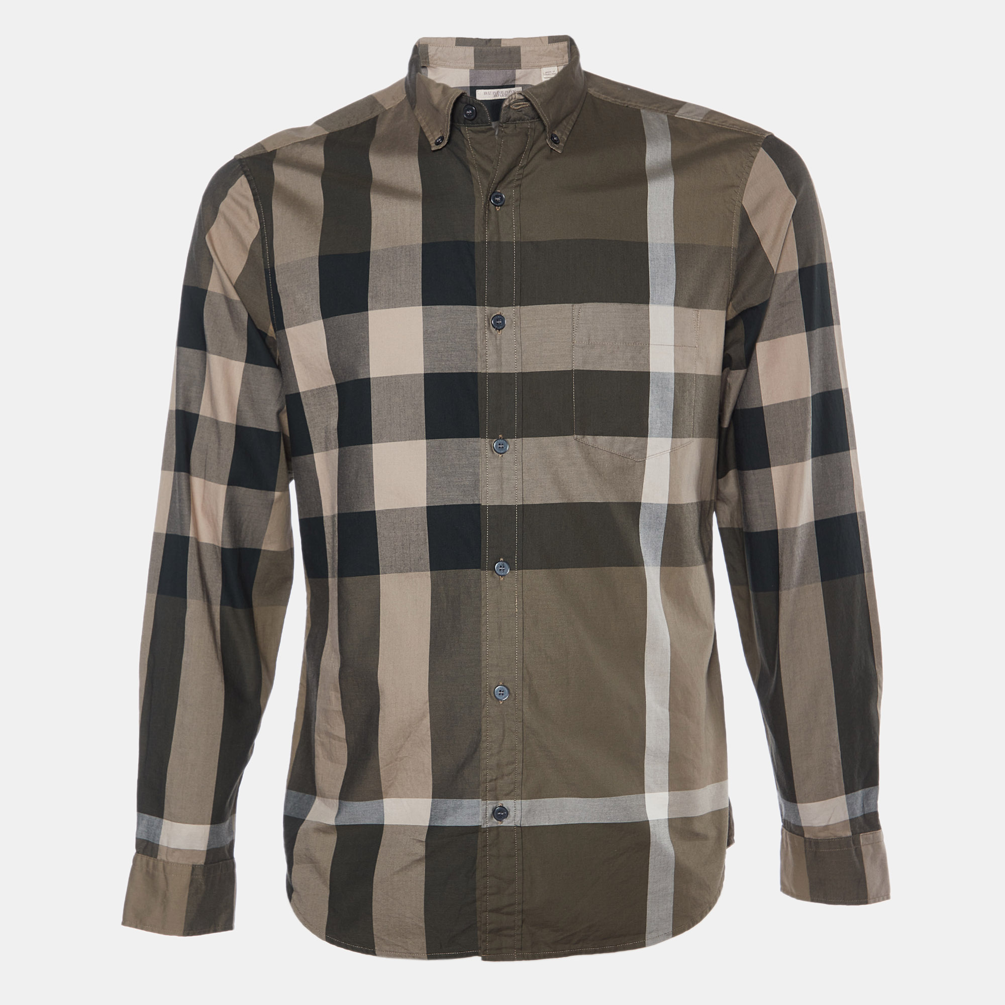

Burberry Brit Brown Checked Cotton Shirt M