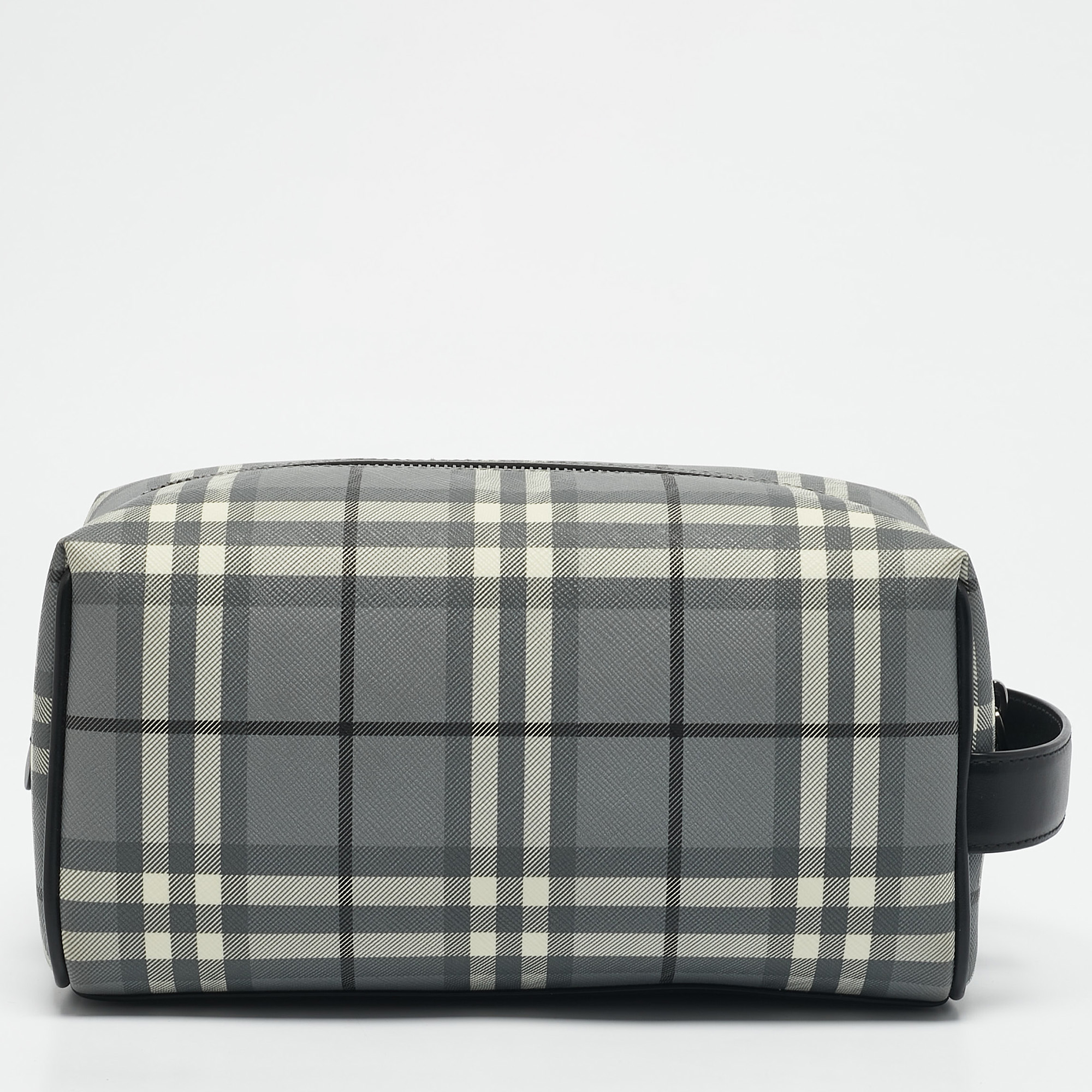 

Burberry Grey Check PVC Travel Pouch