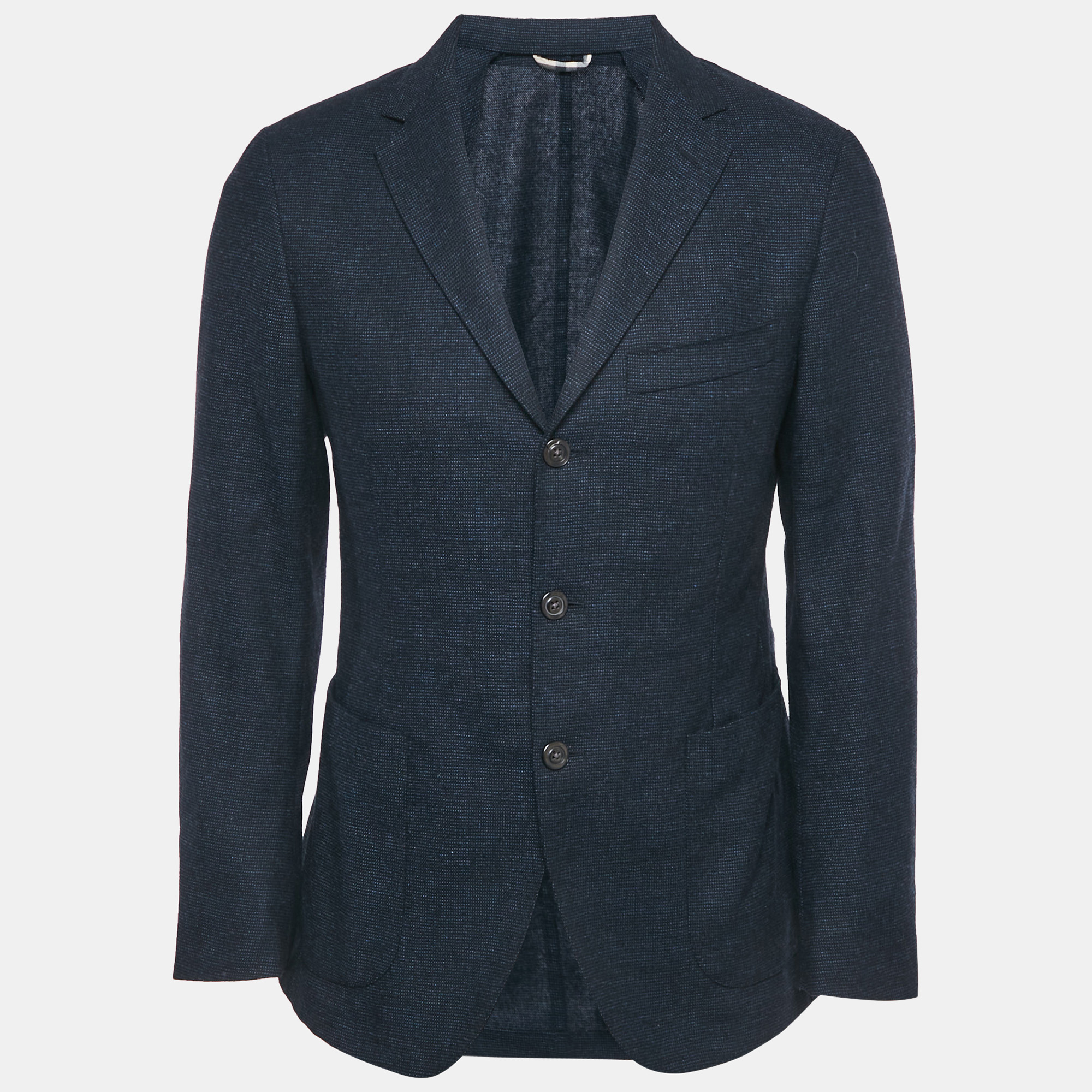

Burberry London Navy Blue Wool Tailored Blazer M