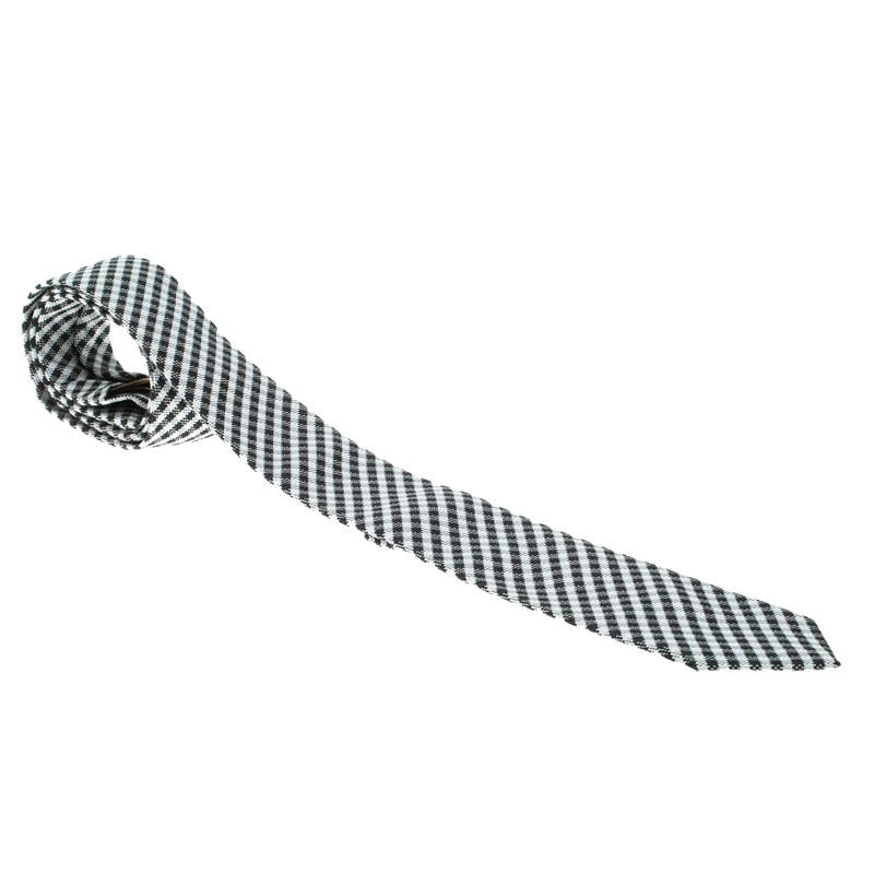burberry black skinny tie