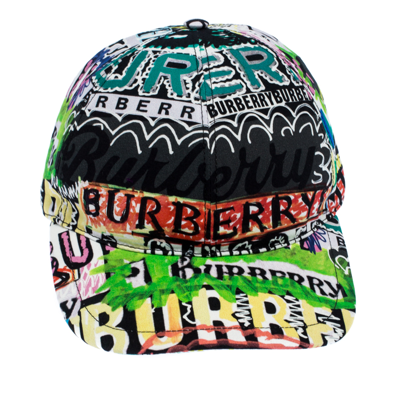 

Burberry Multicolor Cotton Archive Logo Baseball Cap