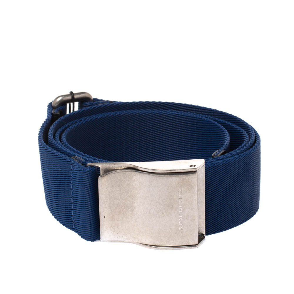 

Burberry Blue Canvas Zach Webbing Belt