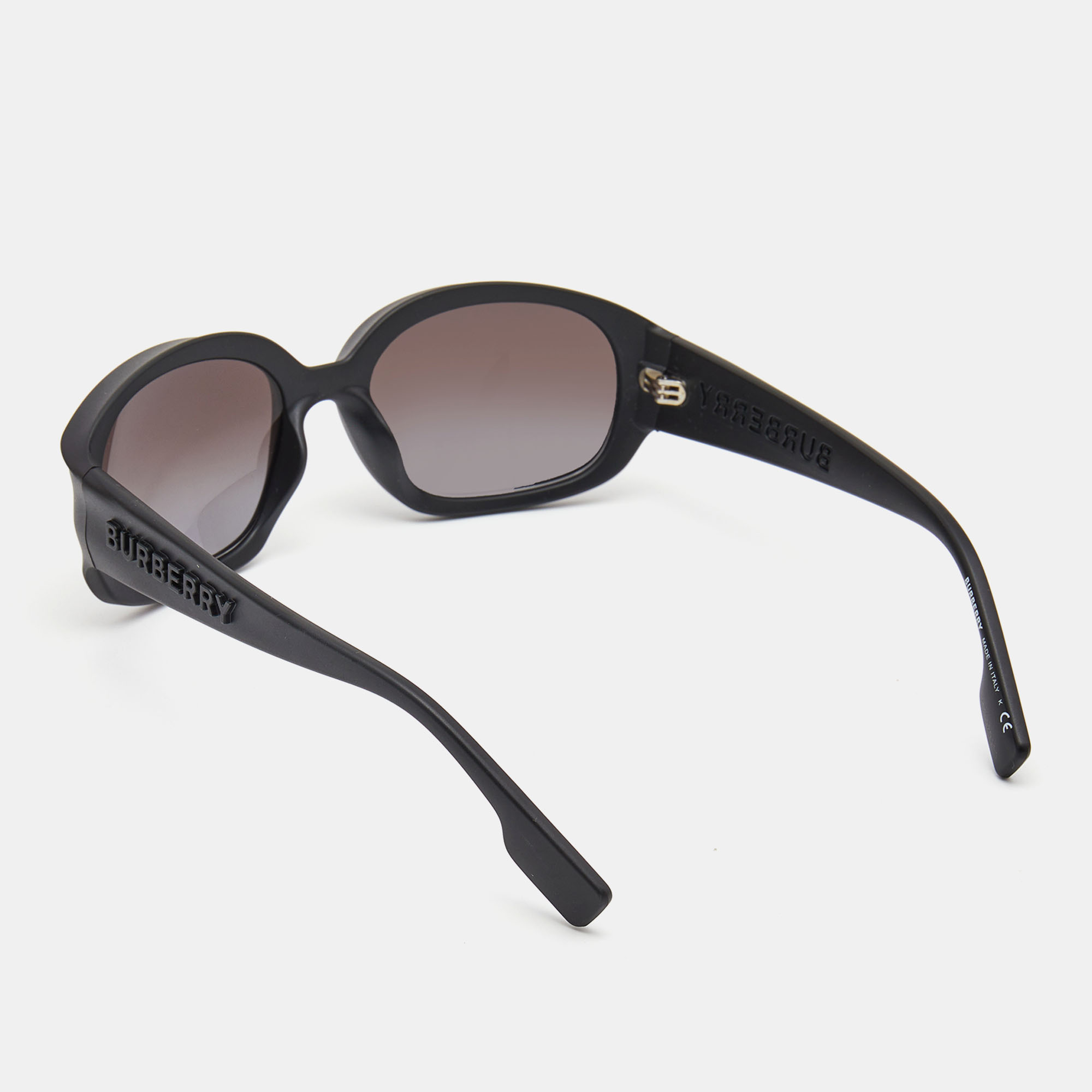 

Burberry Black/Brown Gradient B4338 Milton Rectangle Sunglasses