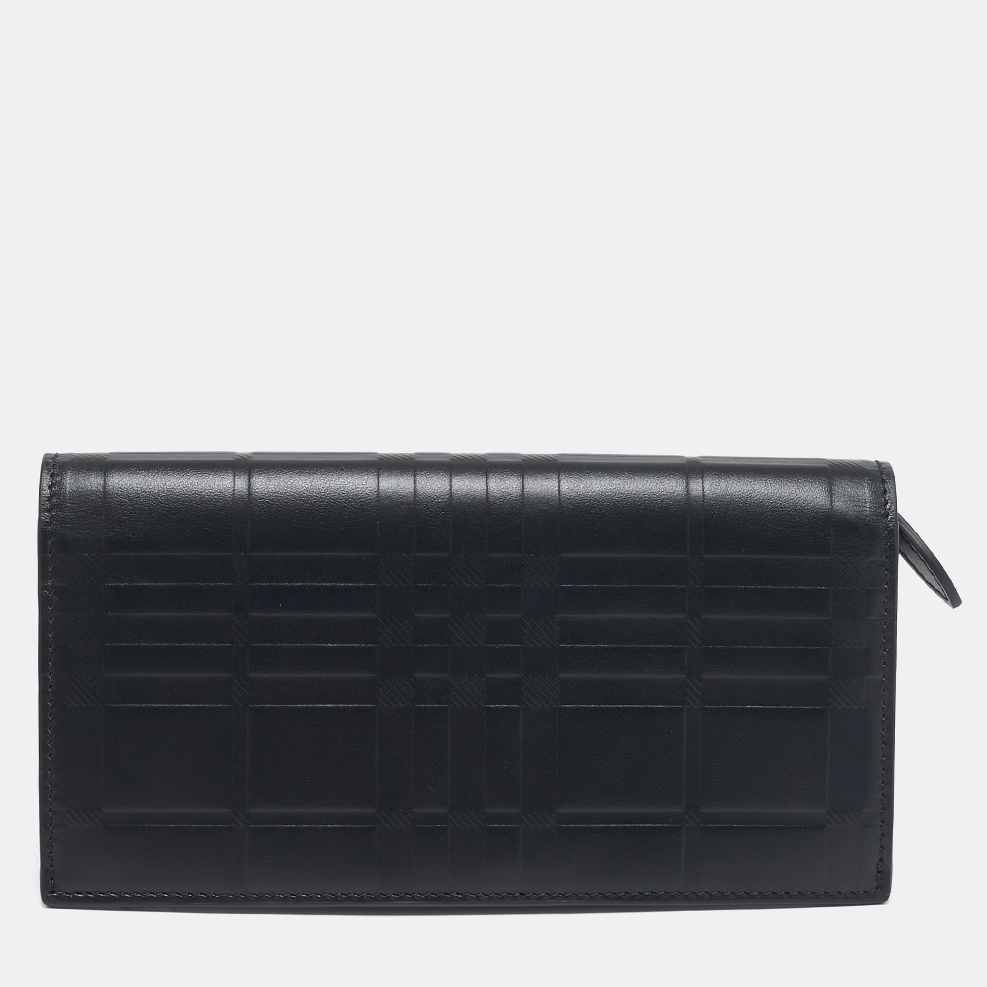 

Burberry Black Leather Bifold Long Wallet