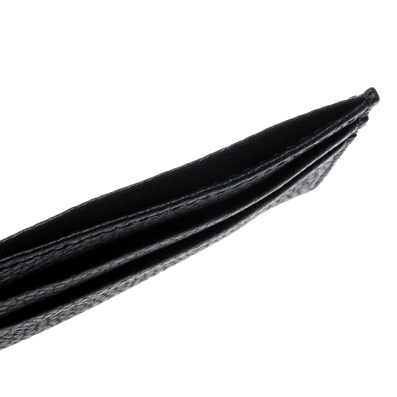 

Burberry Black Leather Card Holder