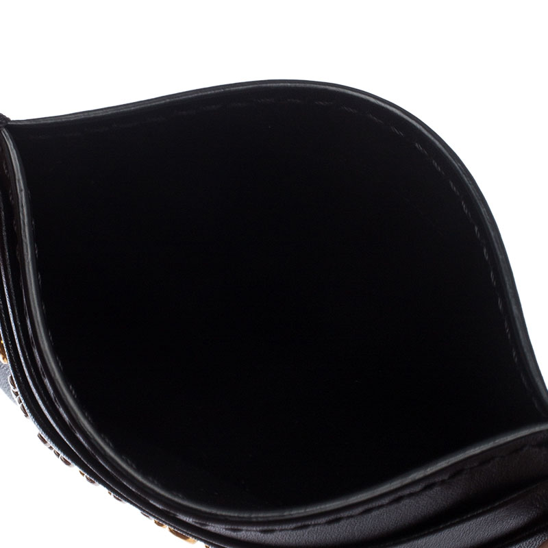 

Burberry Black Leather Sandon Card Holder
