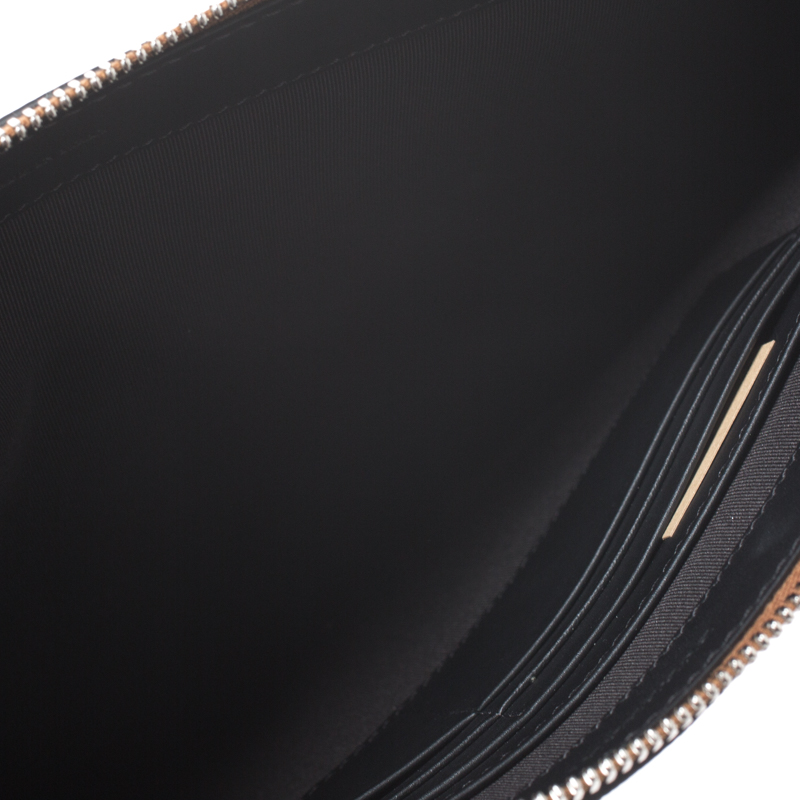 

Burberry Black Leather Edin Zip Pouch