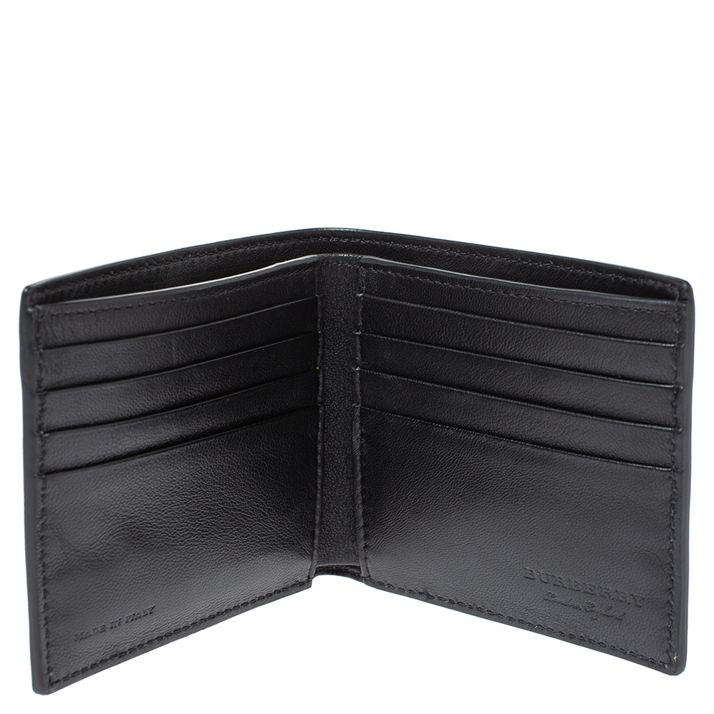 

Burberry Black Leather Studs Bifold Wallet